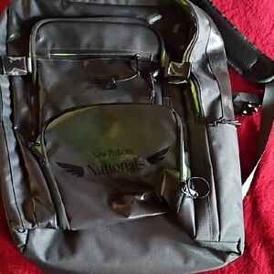 New Balance Black and Gray Men's Backpack